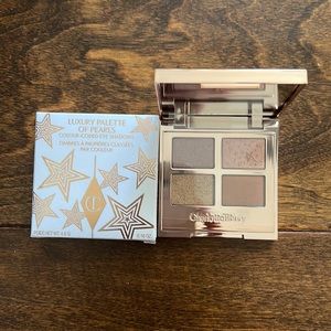 NIB Charlotte Tilbury Luxury Palette of Pearls Eyeshadow Quad Celestial Pearl LE
